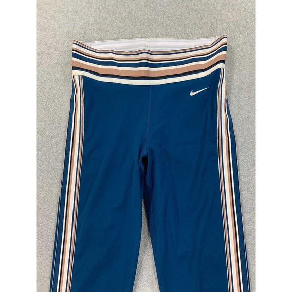 Nike Pro Dri Fit Compression Tights‎ Pants (Women's Medium) Teal Blue - Picture 2 of 13